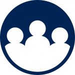 Icon showing three people.